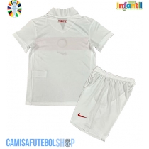 Camisa de time de futebol Turkey Replicas 1º Equipamento Infantil Europeu 2024 Manga Curta (+ Calças curtas)